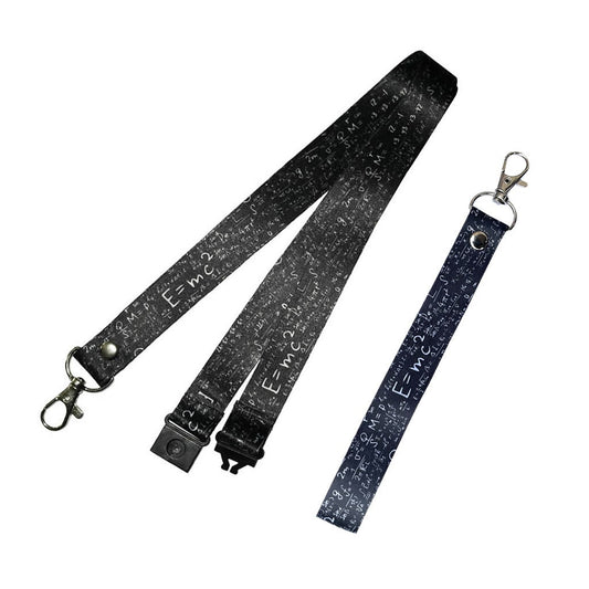 Einstein E=MC2 Equation Theory of Relativity Maths Teacher Lanyard Key tag set