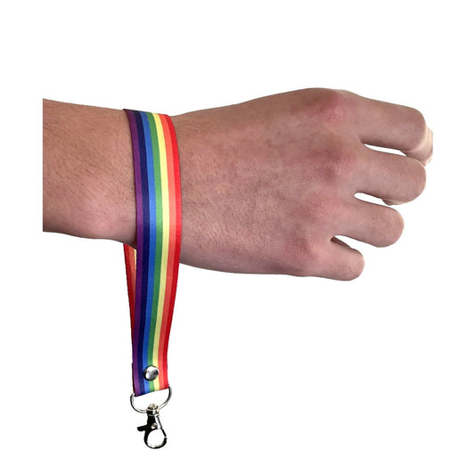 LGBT RAINBOW Key Chain Keyring Luggage Tag Zipper Pull Bag GAY Pride Key Ring