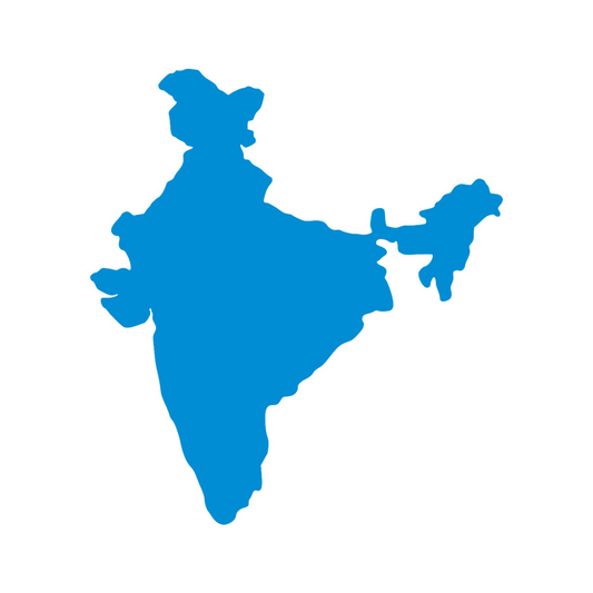 India Map Iron on Transfer for fabrics Indian Hindustan