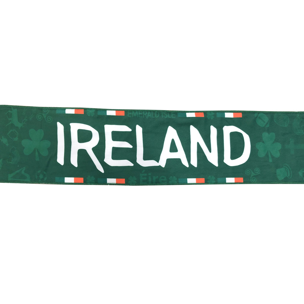 Ireland National Team Supporter Scarf Football Soccer World Cup Football Scarf for Sporting Events Fans