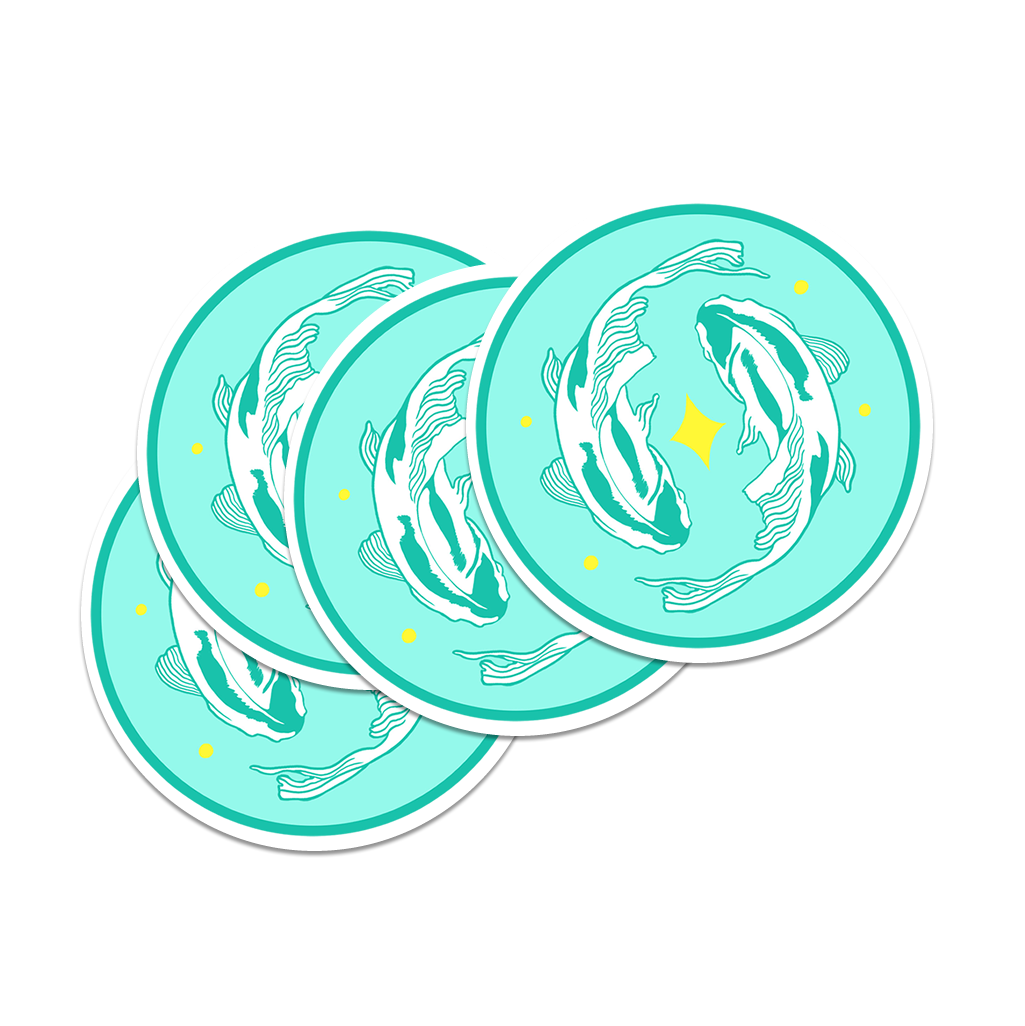 4 x Your zodiac star sign Vinyl Sticker Waterproof Matte label