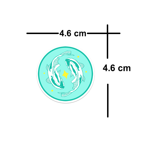 4 x Your zodiac star sign Vinyl Sticker Waterproof Matte label