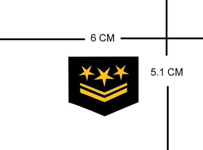 Set of 10 Iron on Army Screen Print Transfers