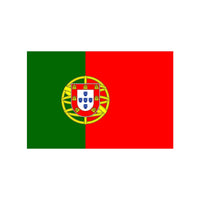 Set of 2 Portugal Flag Iron on Screen Print Transfers for Fabrics Machine Washable Portuguese Flag patch