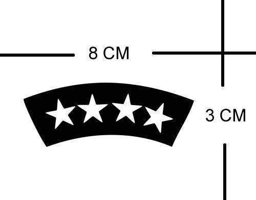 Set of 10 Iron on Army Screen Print Transfers