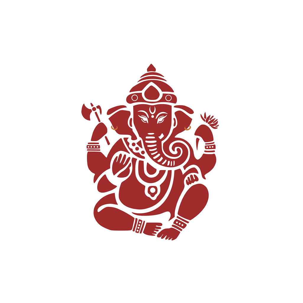 Set of 2 Ganesh Eyes Iron on Screen Print Transfer for Fabrics Machine Washable patch