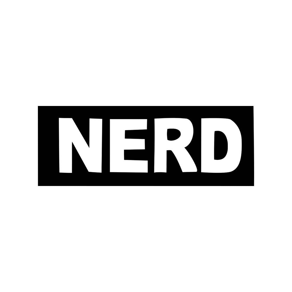 Set of 2 Nerd Iron on Screen Print Transfers for Fabrics Machine Washable Geek patch