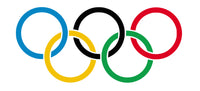 Set of Olympic rings temporary Face body tattoo waterproof LAST 1 WEEK