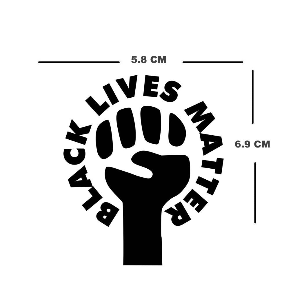 Set of 2 x Black lives Matter Iron on Screen Print patch for fabric Machine Washable #BlackLivesMatter