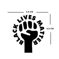 Set of 2 x Black lives Matter Iron on Screen Print patch for fabric Machine Washable #BlackLivesMatter