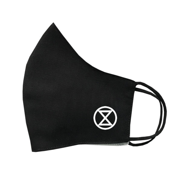 Extinction Rebellion printed Mask Protective Covering Washable Reusable Breathable Rebel